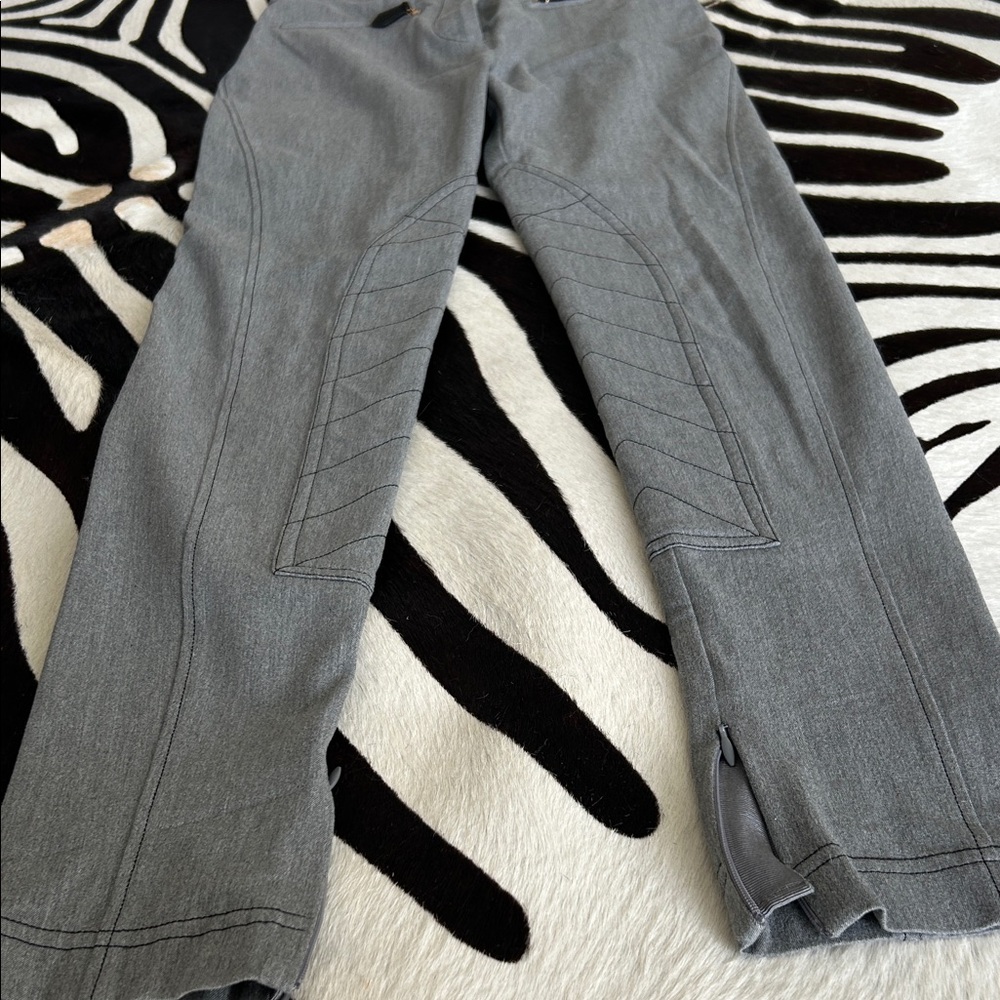 Burberry Gray Tailored Stretch Waistband Pants Equestrian ridingpants US 2 - Picture 9 of 16